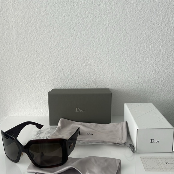 Dior DiorSoLight2 Sunglasses NWT C. 09Q Brown 61-20-130 New With Tags Mask RARE! - Picture 10 of 11
